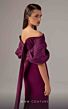 MNM Couture E0088 Watteau Train Off The Shoulder Dress