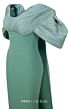 MNM Couture E0088 Watteau Train Off The Shoulder Dress