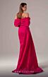 MNM Couture E0090 Side Tail Off The Shoulder Pleated Dress