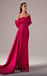 MNM Couture E0090 Side Tail Off The Shoulder Pleated Dress