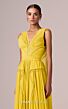 MNM Couture E0086 A-Line Ruched Bodice Sleeveless Dress