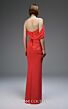 MNM Couture E0104 Asymmetric Off The Shoulder Fitted Dress