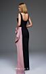 MNM Couture E0117 Side Tail Black Sweetheart Neck Column Dress