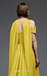 MNM Couture E0119 Peplum Waist Ruched Bodice Organza Dress