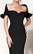 MNM Couture 2144A Ruffle Sleeve Off The Shoulder Dress