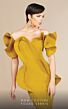 MNM Couture 2328 Short Sleeve Off The Shoulder Ruffle Dress