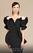 MNM Couture 2328 Short Sleeve Off The Shoulder Ruffle Dress