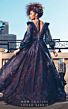 MNM Couture 2522 Bishop Sleeve Illusion Neckline Embroidered Dress