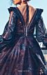 MNM Couture 2522 Bishop Sleeve Illusion Neckline Embroidered Dress