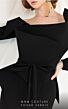 MNM Couture 2540 Pleated Top Long Sleeve Peplum Dress