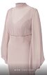 MNM Couture 2637A Bishop Sleeves High Neck Dress