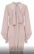 MNM Couture 2637A Bishop Sleeves High Neck Dress