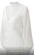 MNM Couture 2637A Bishop Sleeves High Neck Dress
