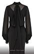 MNM Couture 2637A Bishop Sleeves High Neck Dress