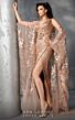 MNM Couture 2638 Plunging Neckline High Slit Sequin Dress