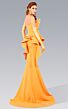 MNM Couture 2647 Ruffle Peplum Strapless Sweetheart Neck Dress