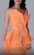MNM Couture 2647 Ruffle Peplum Strapless Sweetheart Neck Dress