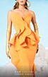 MNM Couture 2647 Ruffle Peplum Strapless Sweetheart Neck Dress