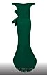 MNM Couture 2650 Embellished Belt Off The Shoulder Dress