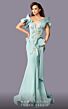 MNM Couture 2670 Ruffle Sleeve Off The Shoulder Dress