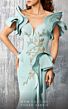 MNM Couture 2670 Ruffle Sleeve Off The Shoulder Dress