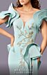 MNM Couture 2670 Ruffle Sleeve Off The Shoulder Dress