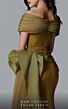 MNM Couture 2692 Side Overskirt Off The Shoulder Dress