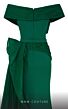 MNM Couture 2692 Side Overskirt Off The Shoulder Dress
