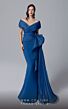 MNM Couture 2692 Side Overskirt Off The Shoulder Dress