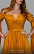MNM Couture 2694 Floor-Length Sleeves Off The Shoulder Dress