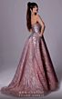 MNM Couture 2702 Bow Belt Embroidered Strapless Dress