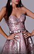 MNM Couture 2702 Bow Belt Embroidered Strapless Dress