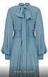 MNM Couture 2706A Split Sleeves High Neck Overskirt Jumpsuit
