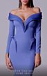 MNM Couture 2711 Off The Shoulder Long Sleeve Dress