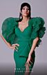 MNM Couture 2712 Ruffle Sleeves High Slit Dress
