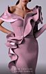 MNM Couture 2714 One Sleeve Off The Shoulder Ruffle Dress