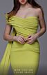 MNM Couture 2718 Ruched Top One Shoulder Dress