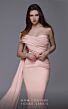 MNM Couture 2718 Ruched Top One Shoulder Dress