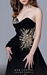 MNM Couture 2719 Long Overskirt One Sleeve Dress