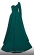 MNM Couture 2719 Long Overskirt One Sleeve Dress
