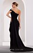 MNM Couture 2720 Embellished Neckline Slit Skirt Dress