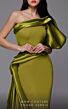 MNM Couture 2722 One Sleeve Side Tail Dress
