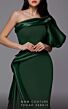 MNM Couture 2722 One Sleeve Side Tail Dress