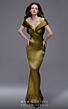 MNM Couture 2729 Off The Shoulder Pleated Dress