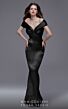 MNM Couture 2729 Off The Shoulder Pleated Dress