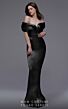 MNM Couture 2729 Off The Shoulder Pleated Dress