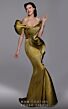 MNM Couture 2730 Off The Shoulder Pleated Dress