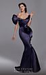 MNM Couture 2730 Off The Shoulder Pleated Dress
