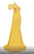 MNM Couture 2736A Illusion Back One Shoulder Dress