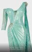 MNM Couture 2744 Panel Train One Shoulder Pleated Dress